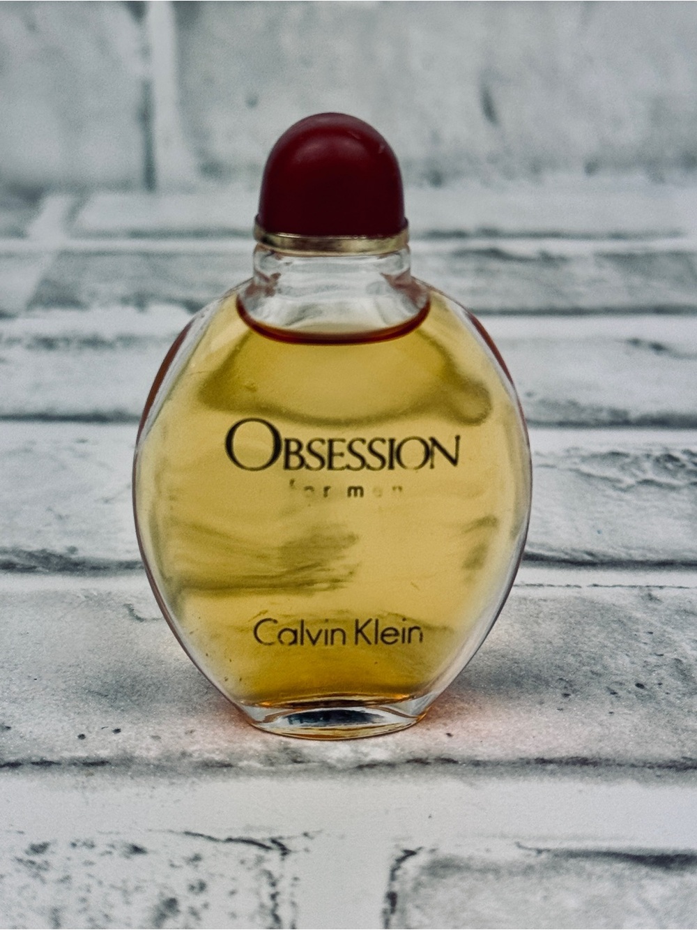 Vintage Calvin Klein Obsession for Men 0.5 oz Travel Mini 15 ml Unused Cologne